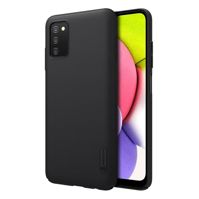 Θήκη Κινητού Nillkin Super Frosted Shield για Samsung Galaxy A03S/A037G, μαύρη