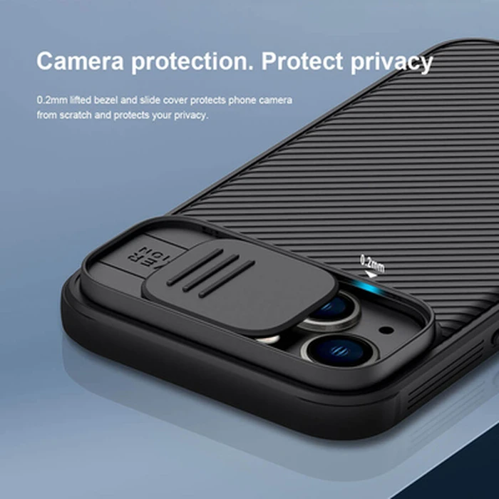 Θήκη Κινητού Nillkin CamShield Pro για Apple iPhone 14, μαύρη
