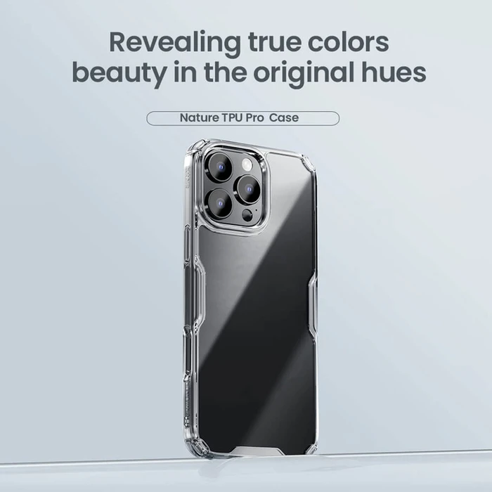 Θήκη Κινητού Nillkin Nature TPU Pro για iPhone 16 Pro, διάφανη-μπλε