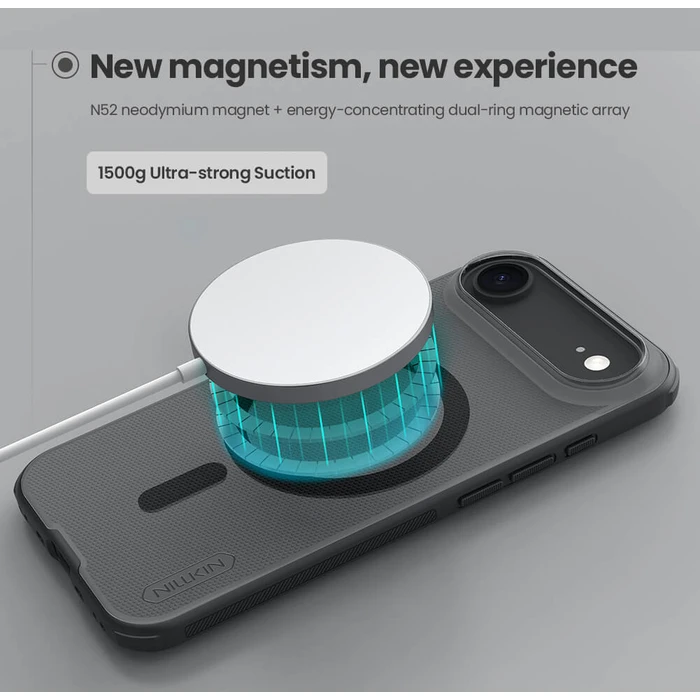Nillkin Super Frosted Pro Magnetic Back Cover Πλαστικό / Σιλικόνης Διάφανο (iPhone Air)