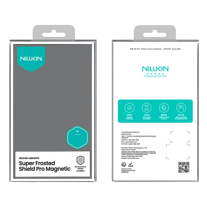 Nillkin Super Frosted Shield Pro Magnetic Back Cover Πλαστικό / Σιλικόνης Διάφανο (iPhone 17 Pro)