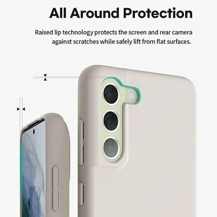 Mercury Silicone Case Apple iPhone 15 Pro Max light gray