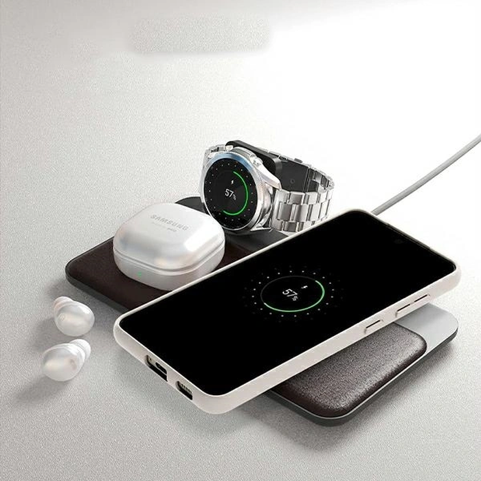 Mercury Silicone Case Apple iPhone 15 Pro Max light gray