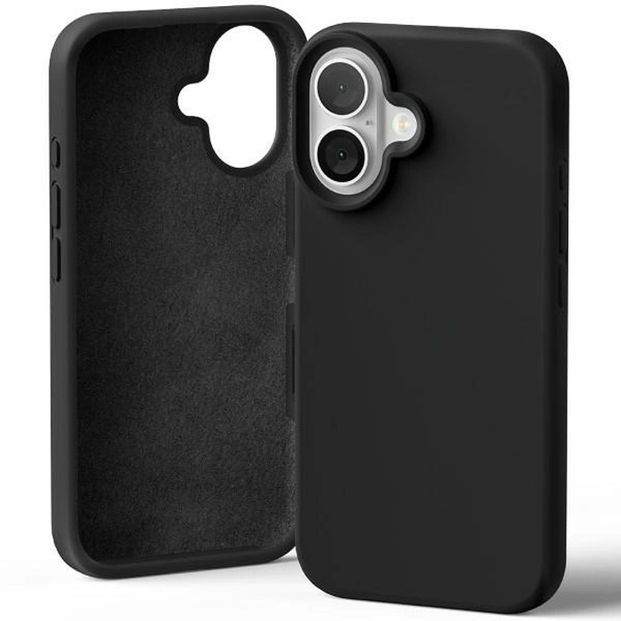 Mercury Silicone Case Apple iPhone 16 black