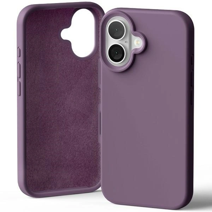 Mercury Silicone Case Apple iPhone 16 purple