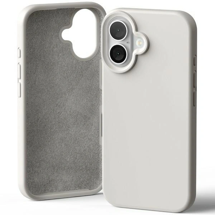 Mercury Silicone Case Apple iPhone 16 stone