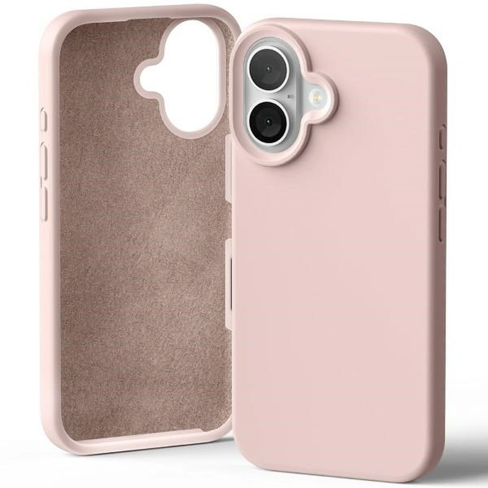 Mercury Silicone Case Apple iPhone 16 pink sandy