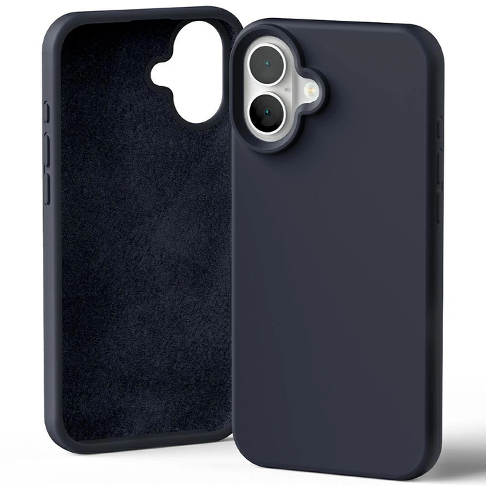 Mercury Silicone Case Apple iPhone 16 Plus navy blue