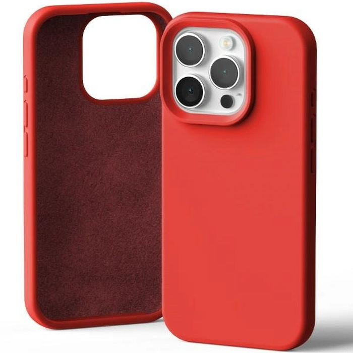Mercury Silicone Case Apple iPhone 16 Pro red