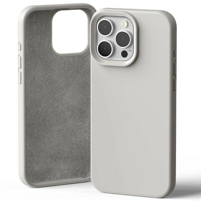 Mercury Silicone Case Apple iPhone 16 Pro Max stone