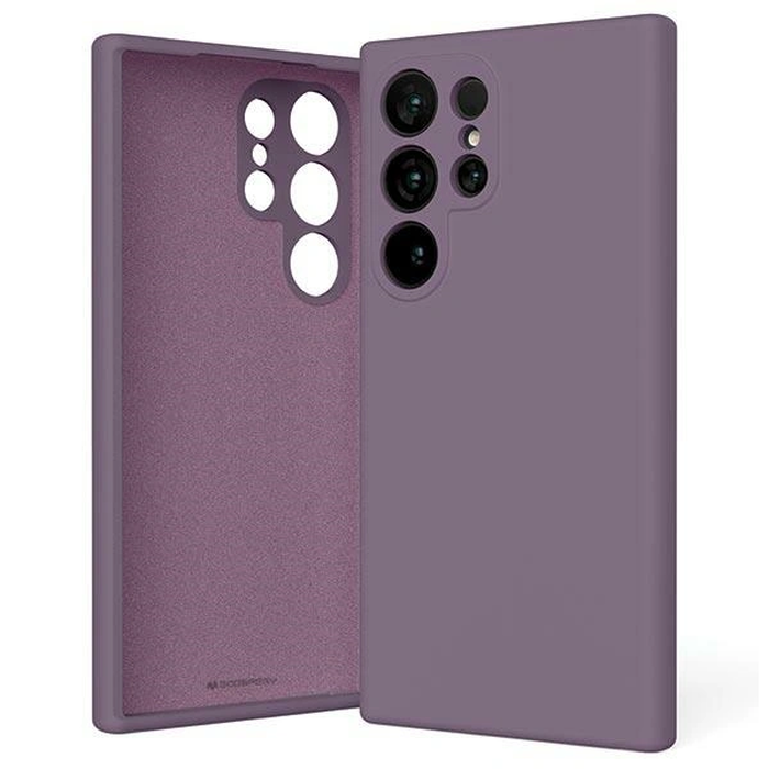Mercury Silicone Case Samsung Galaxy S24 Ultra purple