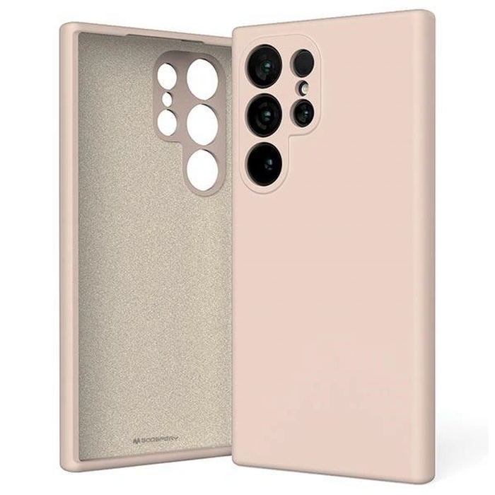Mercury Silicone Case Samsung Galaxy S24 Ultra pink sandy