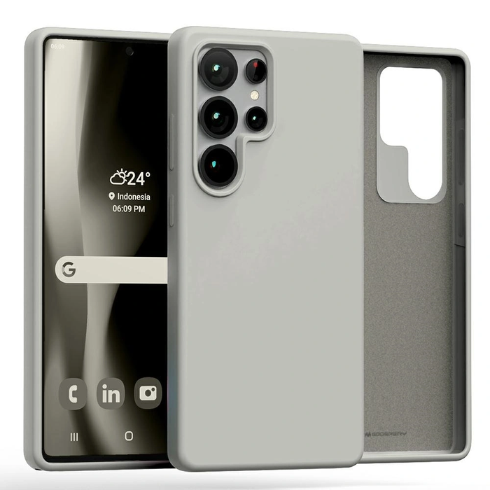 Mercury Silicone Case Samsung Galaxy S25 Ultra stone