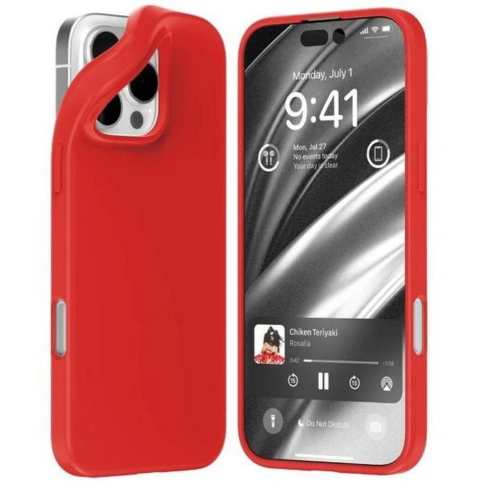 Mercury Soft Case Apple iPhone 16 Pro Max red