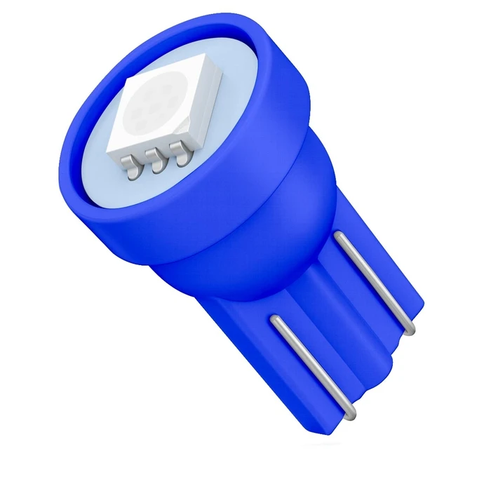VenCore 3216-10017 Λάμπα LED T10 W5W Μπλε 1 SMD 5050 0.30W 16 Lumen 12V