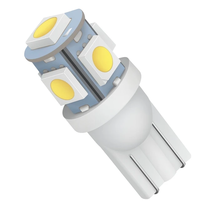 VenCore 3216-10021 - Λάμπα LED T10 W5W 5 SMD 5050 1.50W 120 Lumen 12V Ψυχρό Λευκό 6000K