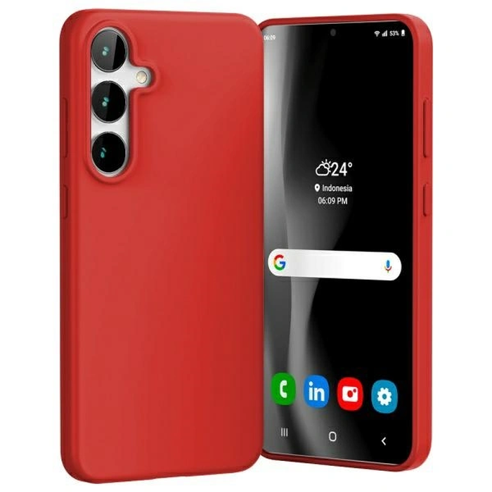 Mercury Soft Case Samsung Galaxy S24 FE red