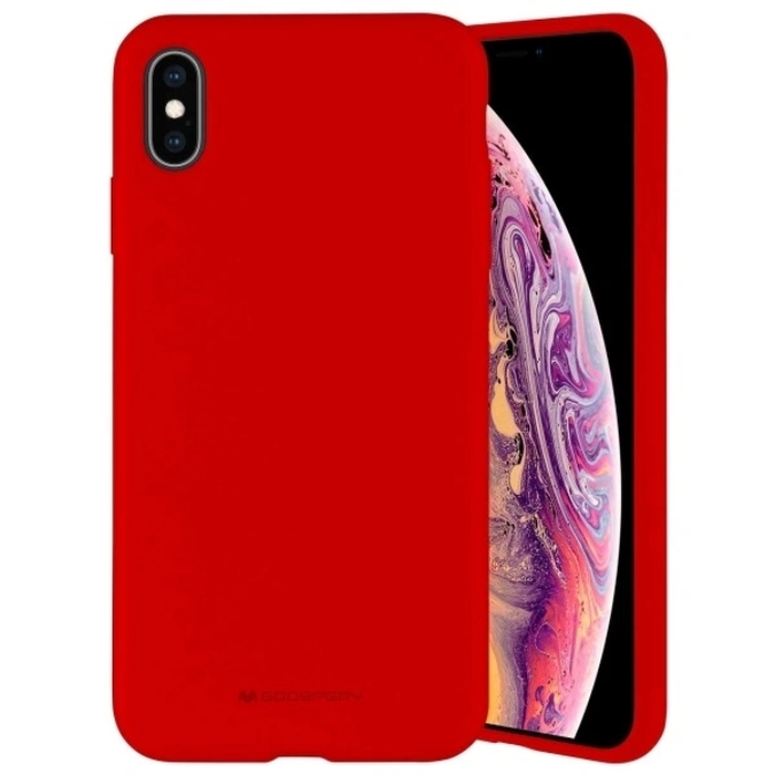 Mercury Silicone Case Apple iPhone 13 Pro Max red