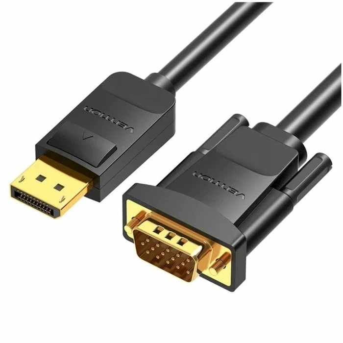 Καλώδιo DisplayPort σε VGA Vention HBLBH Μαύρο 2 m