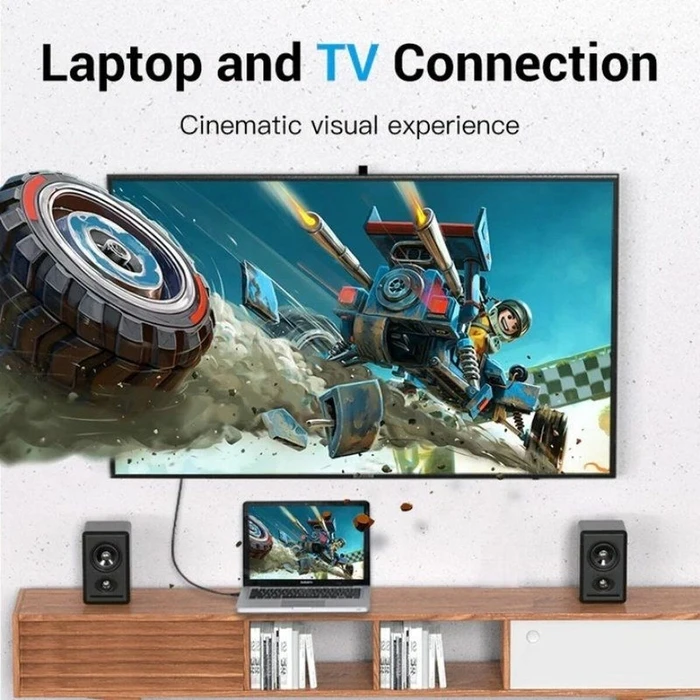 Καλώδιo Mini DisplayPort σε HDMI Vention HAHBG Μαύρο 1,5 m