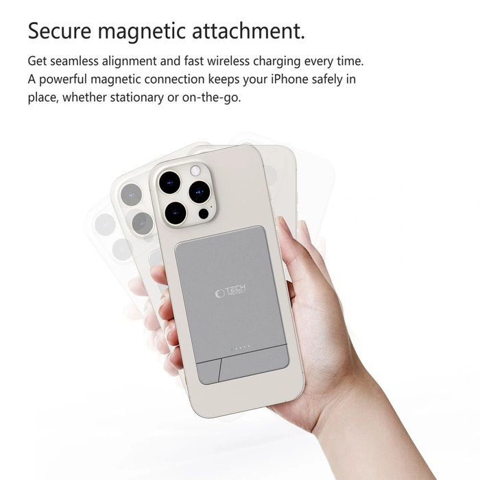 Tech-Protect PB14 LifeMag MagSafe Power Bank 5000mah Space Grey
