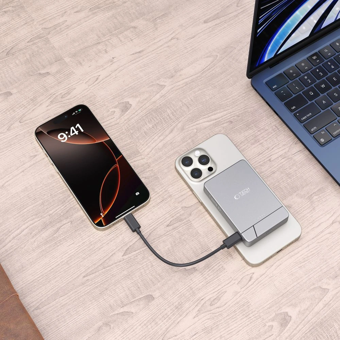 Tech-Protect PB14 LifeMag MagSafe Power Bank 5000mah Space Grey