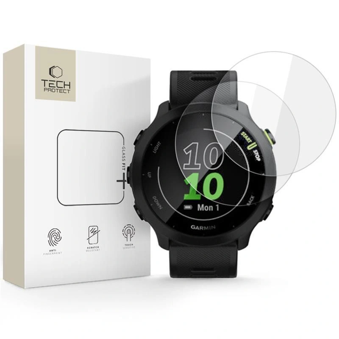 Tech-Protect Glass Fit+ Garmin Forerunner 55 Clear [2 PACK]