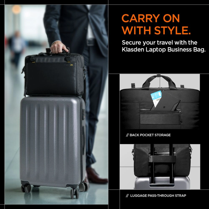 Spigen KD300 Klasden Laptop Bag Black