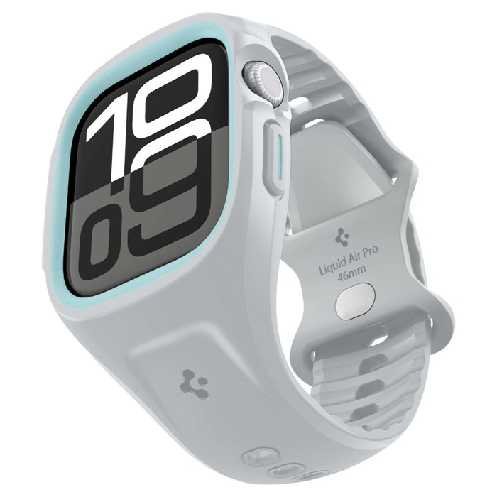 Case with strap Spigen Liquid Air Pro Apple Watch 10 / 11 46mm Grey