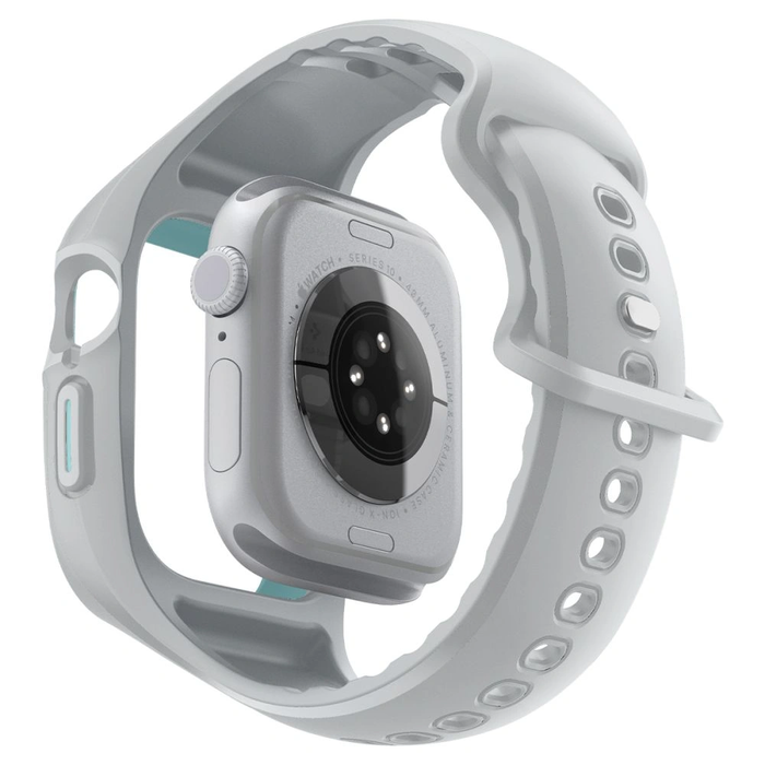 Case with strap Spigen Liquid Air Pro Apple Watch 10 / 11 46mm Grey