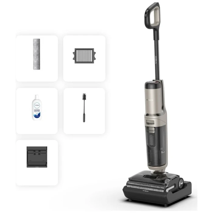 Tineco FloorOne S5 Stretch Gold Rechargeable Stick Vacuum 21.6V