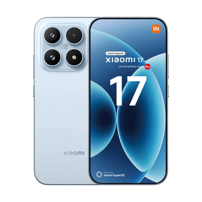 Xiaomi Smartphone Xiaomi 17 5G 6,3 Octa Core Qualcomm Snapdragon 8 Gen 5 12 GB RAM 256 GB Μπλε