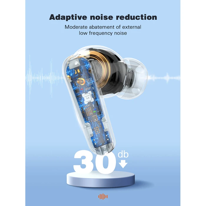 Ldnio T05 In-ear Bluetooth Handsfree Ακουστικά με Θήκη Φόρτισης Μαύρα