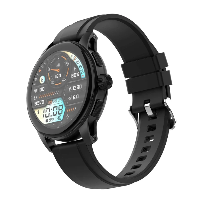 Ldnio SW05 46mm Smartwatch με Παλμογράφο (Μαύρο)