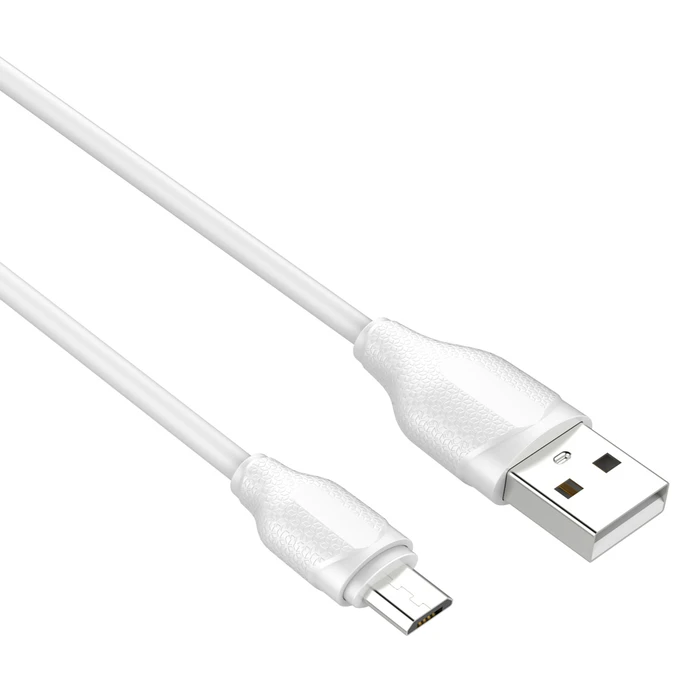 Καλώδιο Micro USB Ldnio σε USB LS371, 10.5W, 1m, λευκό