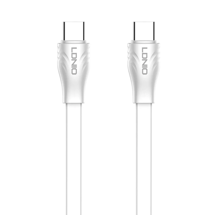 Καλώδιο USB-C Ldnio Σε USB-C Lc131C, 65W Pd, 1M, Λευκό