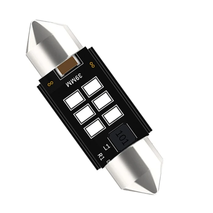 VenCore 3216-10150 - C5W 39mm CanBus Gen4 Σωληνωτή LED Λάμπα Κόκκινη 6x SMD 3020 290 lm