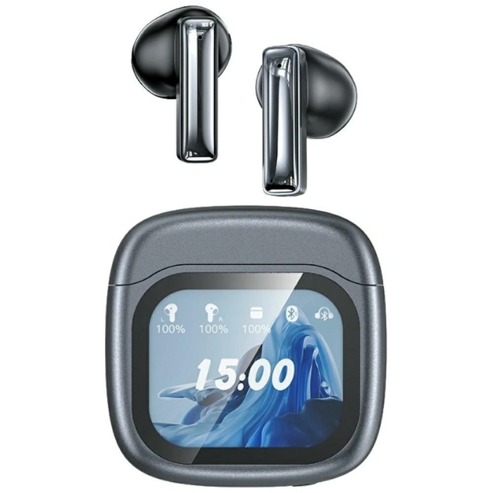 AWEI TP100 ENC Wireless In-Ear Headphones Bluetooth 5.4 TWS + Docking Station Black