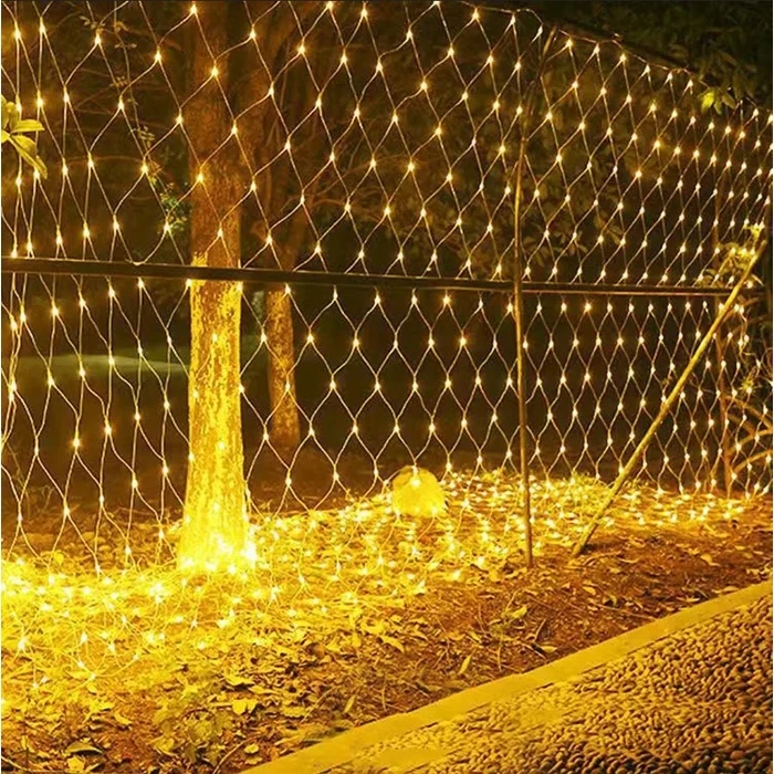 VenCore 7042-10006 - Fairy LED Δίχτυ 6x4m 672 LED 2200K Θερμό Λευκό