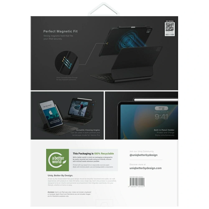 UNIQ Axel Apple iPad Pro 13" 2024 black