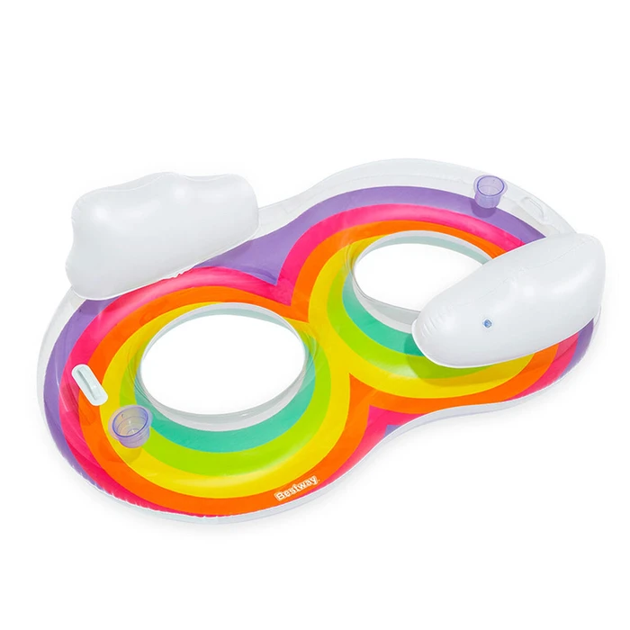 Bestway Inflatable ring Rainbow 186 x 116 cm