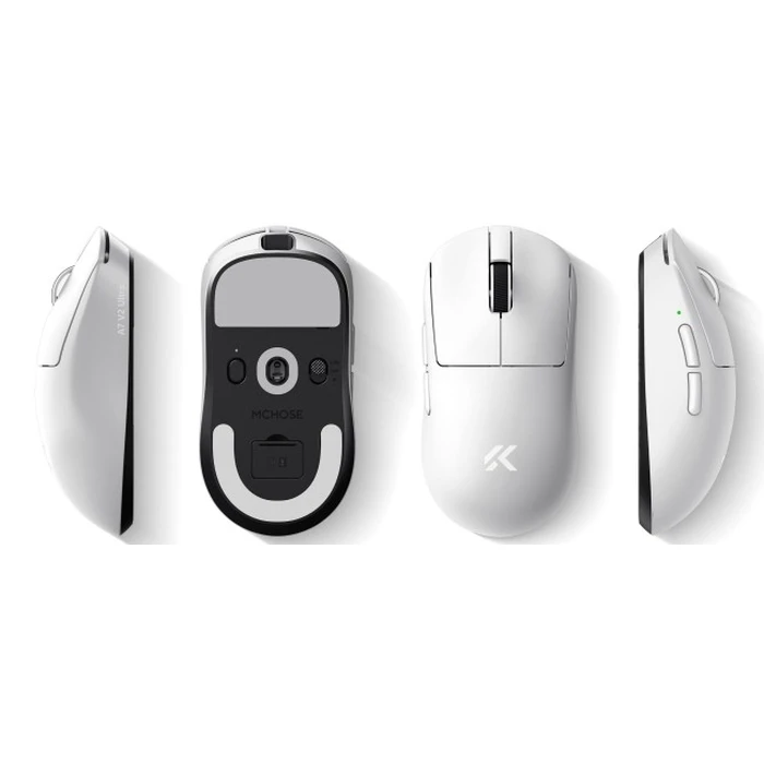MCHOSE A7 V2 Ultra Ασύρματο Gaming Ποντίκι 42000 DPI Λευκό