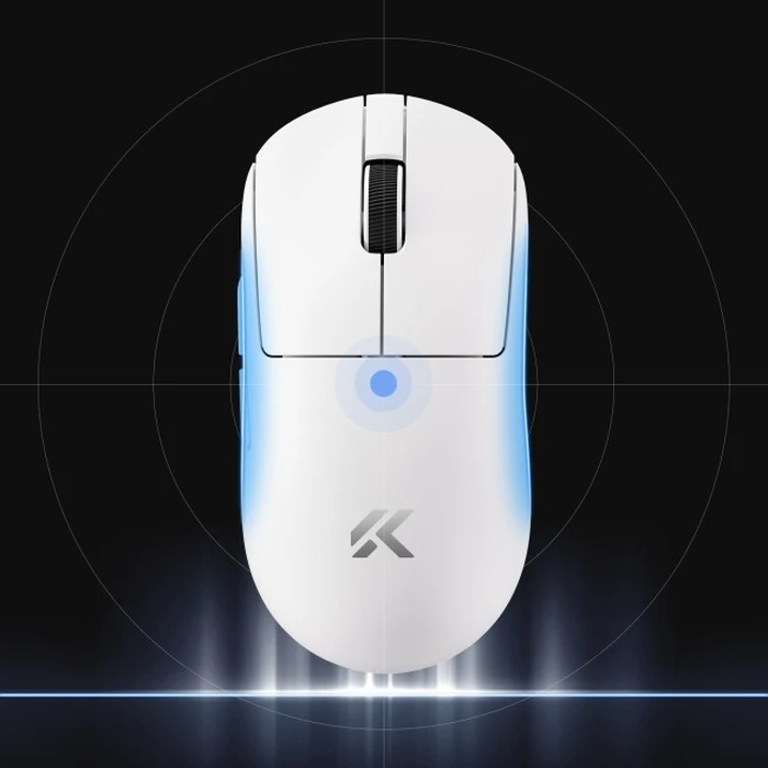 MCHOSE A7 V2 Ultra Ασύρματο Gaming Ποντίκι 42000 DPI Λευκό