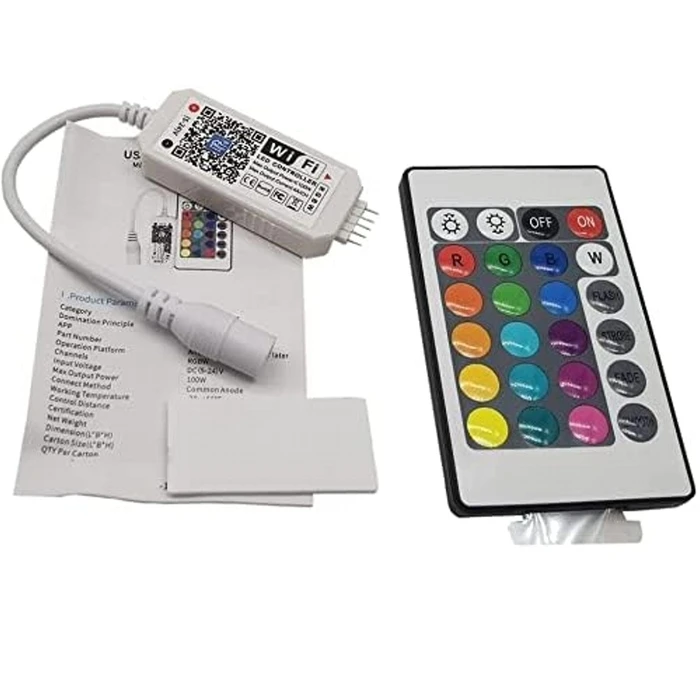 VenCore 6613-10005 WiFi 2.4G RGBW Controller με RF χειριστήριο 12-24V 144-288W