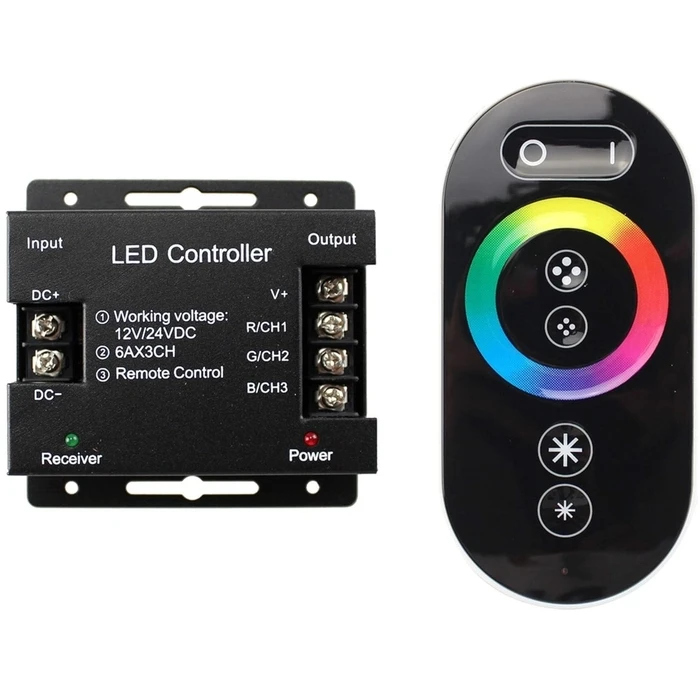 VenCore 6613-10006 RGB Controller 12-24V with RF Remote
