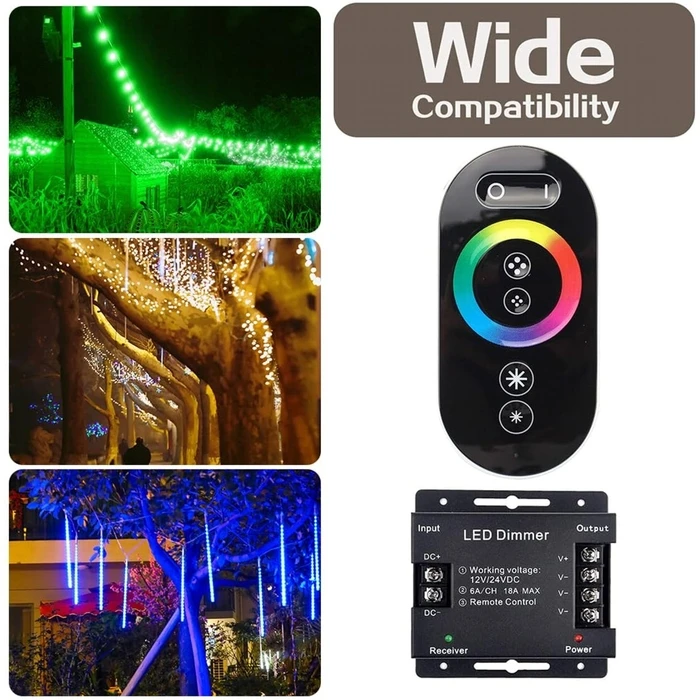 VenCore 6613-10006 RGB Controller 12-24V with RF Remote