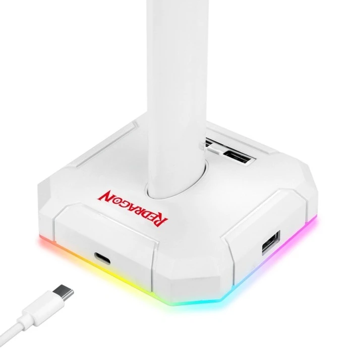 Βάση Ακουστικών Redragon Scepter PRO HA300-W (Λευκό)