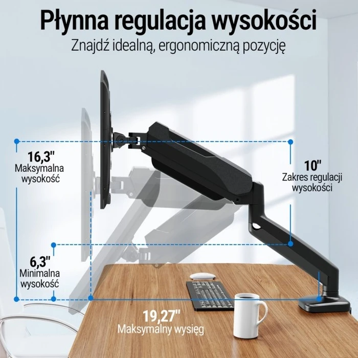 Βάση Οθόνης Redragon GMK-914 για οθόνες 13"–32" (VESA 75x75 / 100x100)