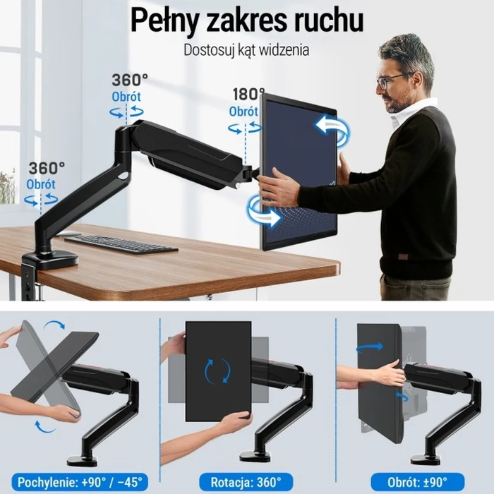 Βάση Οθόνης Redragon GMK-914 για οθόνες 13"–32" (VESA 75x75 / 100x100)