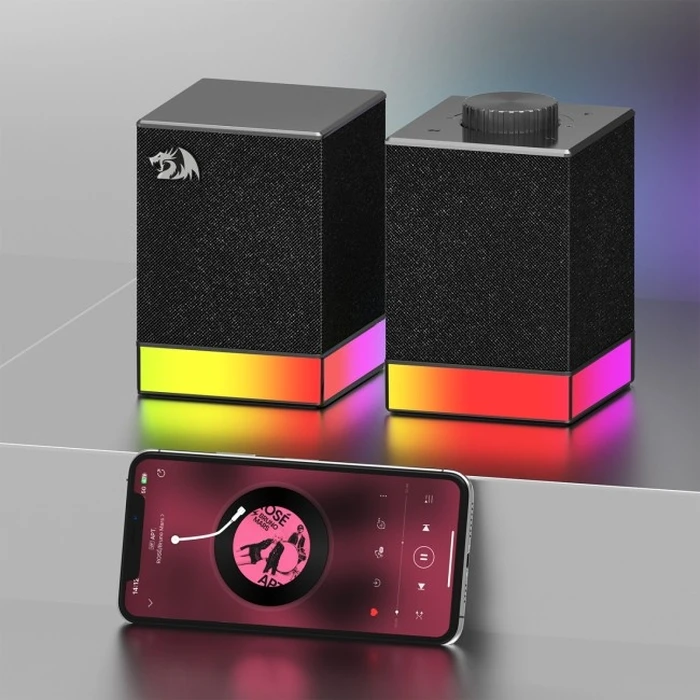 Redragon GS517 RGB Gaming Ηχεία 2.0 Bluetooth 5.3 & USB